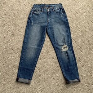 DL1961 New Vintage Riley Boyfriend Straight Distressed Jeans Women Size 25